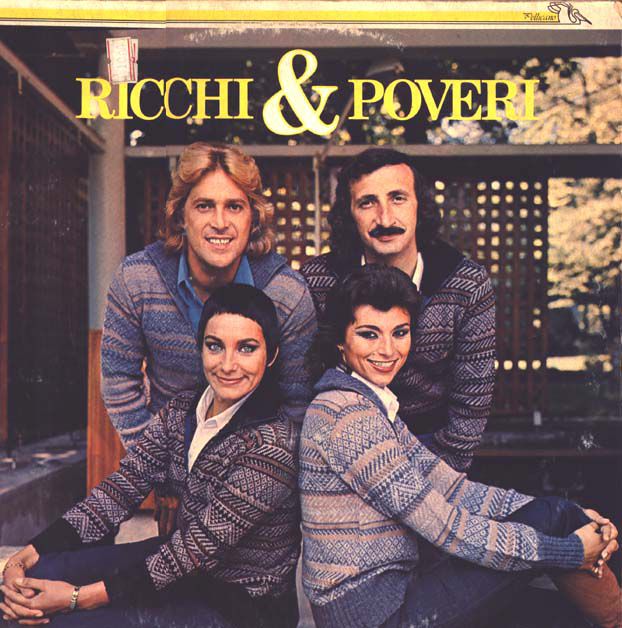 Песни рикки э. Группа Ricchi e Poveri. Группа Ricchi e Poveri в молодости. Ricchi e Poveri в молодости. Обложка диска Ricchi e Poveri.