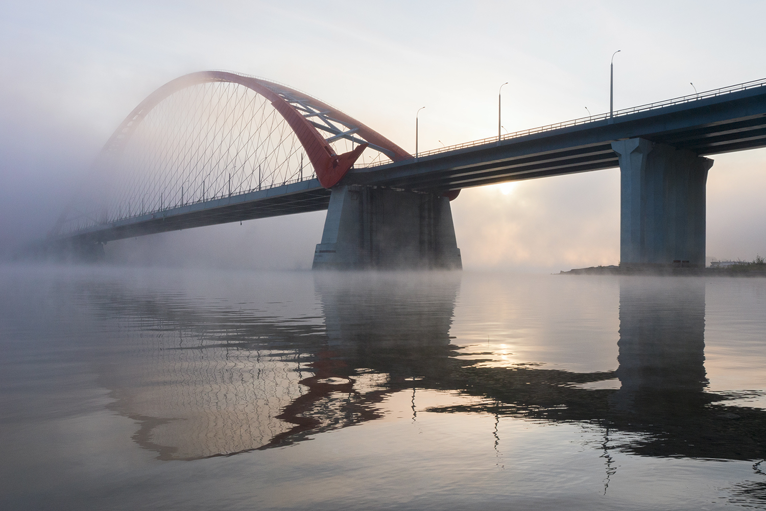 Мост через обь в новосибирске
