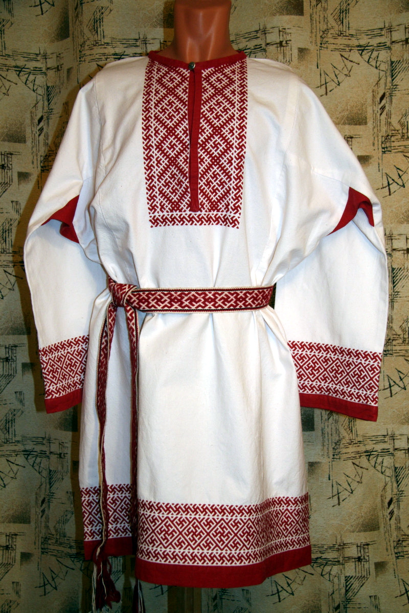Русский народный костюм рубаха женская