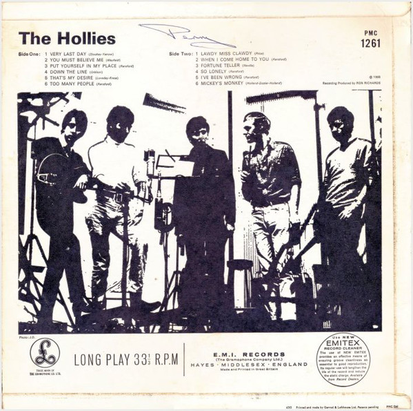 The Hollies ‎альбом Hollies (1965)