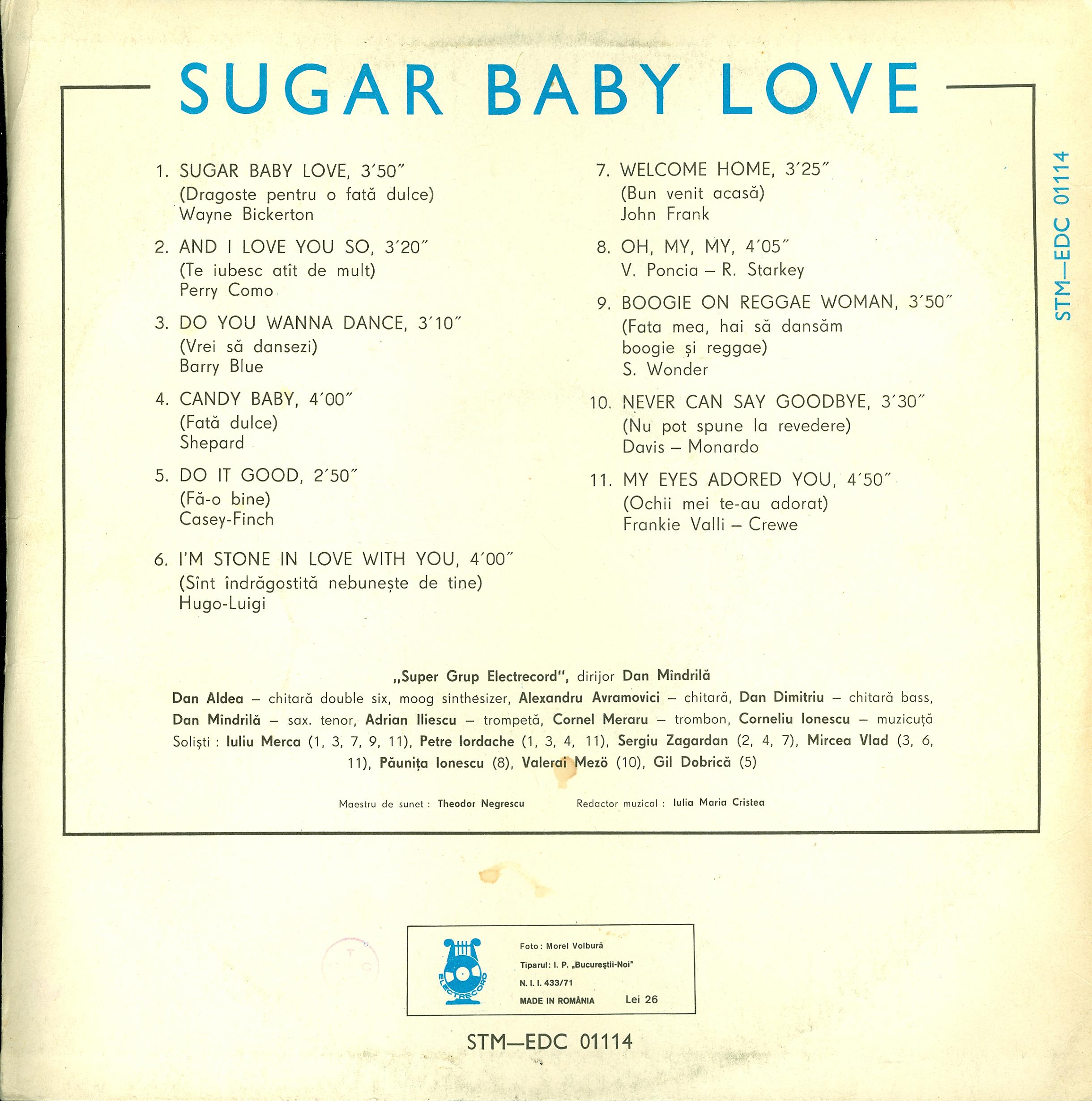 Sugar Baby Love: The Rubettes' Classic Hit - mm3jf5m